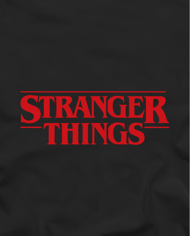 Marškinėliai Stranger things logo